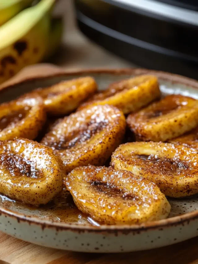 caramelized bananas air fryer