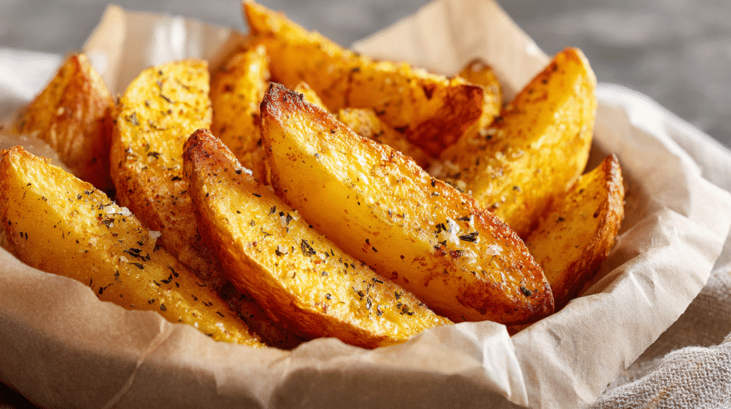 U3823717446 Close Up Of Golden Air Fryer Potato Wedges With R 24f8e0ea C3ec 419a 9b8c 91783ad978f3 1