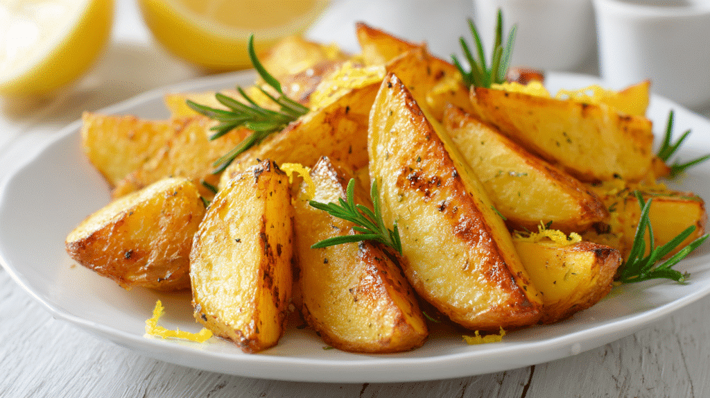 Air Fryer Mediterrane Kartoffelspalten knusprig mit Rosmarin