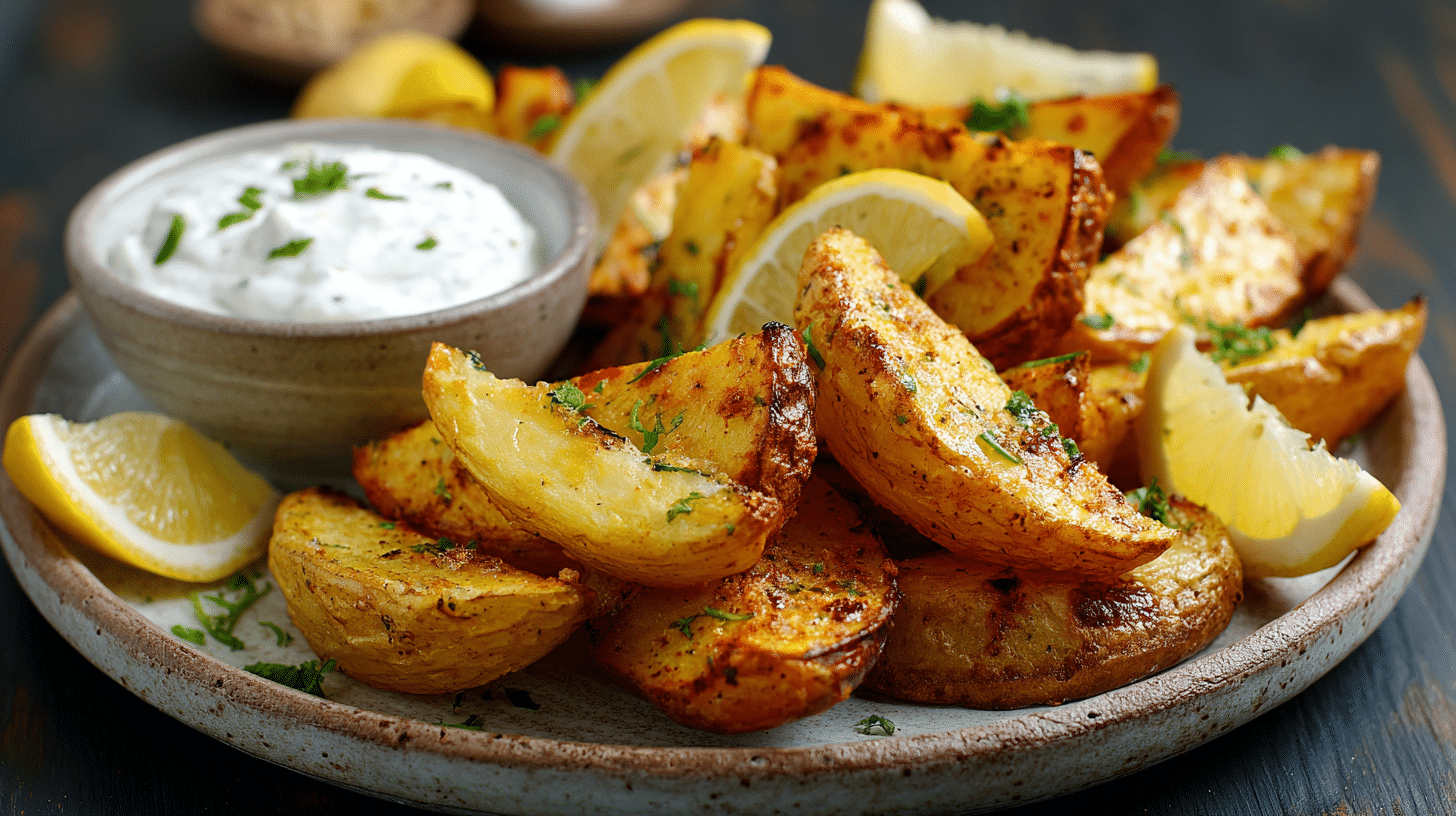 U3823717446 Crispy Air Fryer Potato Wedges With Lemon Slices 125ba75a D789 4bf7 B74e E1a09f35444b 2