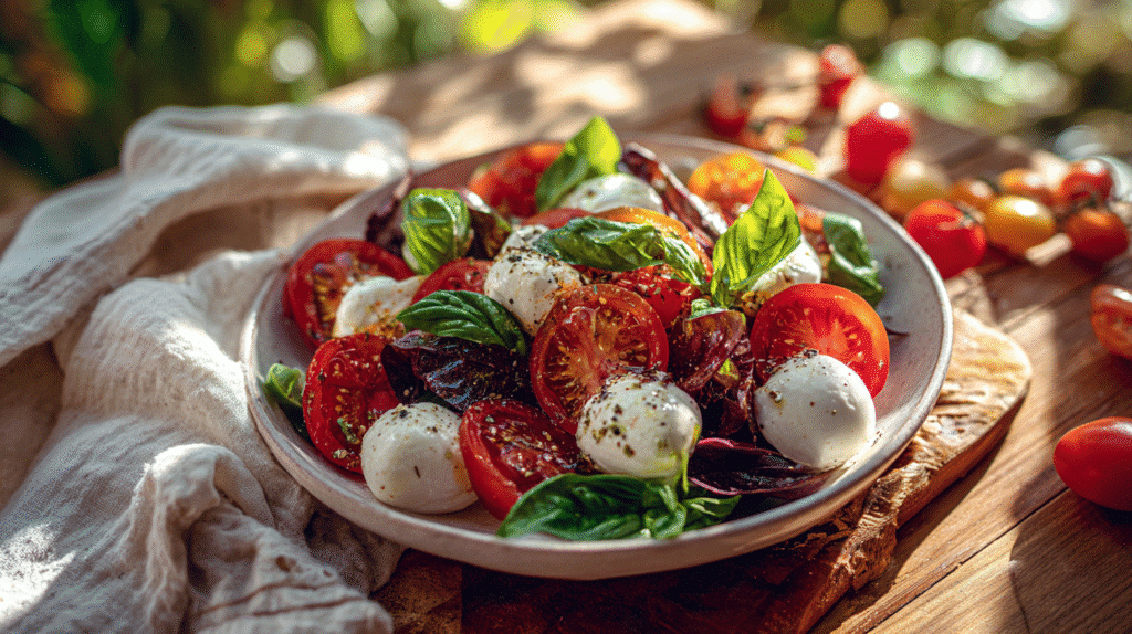 U3823717446 Tomatensalat Angerichtet Auf Teller Mit Mozzarell 038acd46 0043 4605 9810 E55b2f6e8add 0