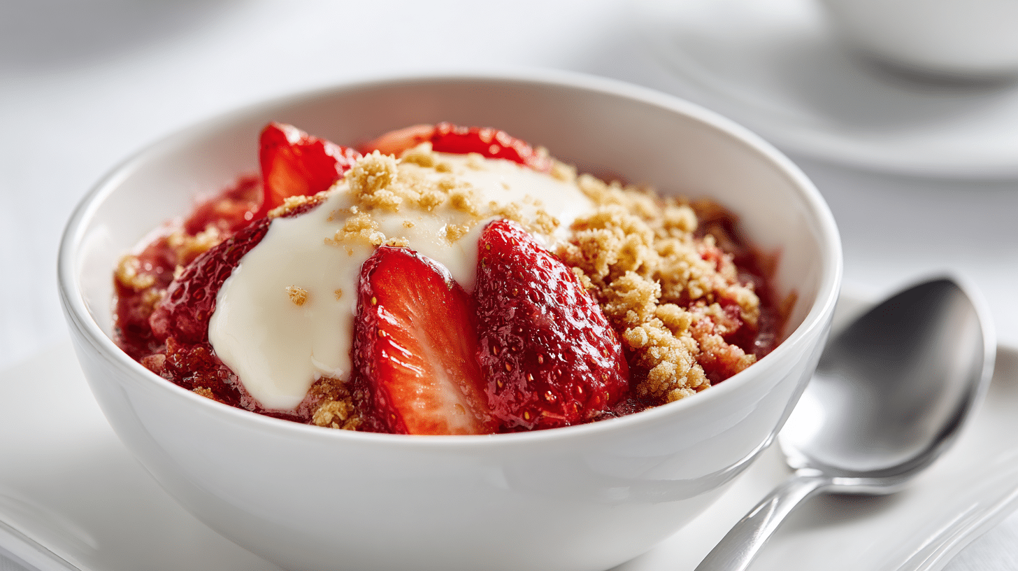 U3823717446 Minimalist Food Photo Close Up Of Strawberry Crum D822b0bd 13c7 4c85 9acd 3bcf29bd9e22 2