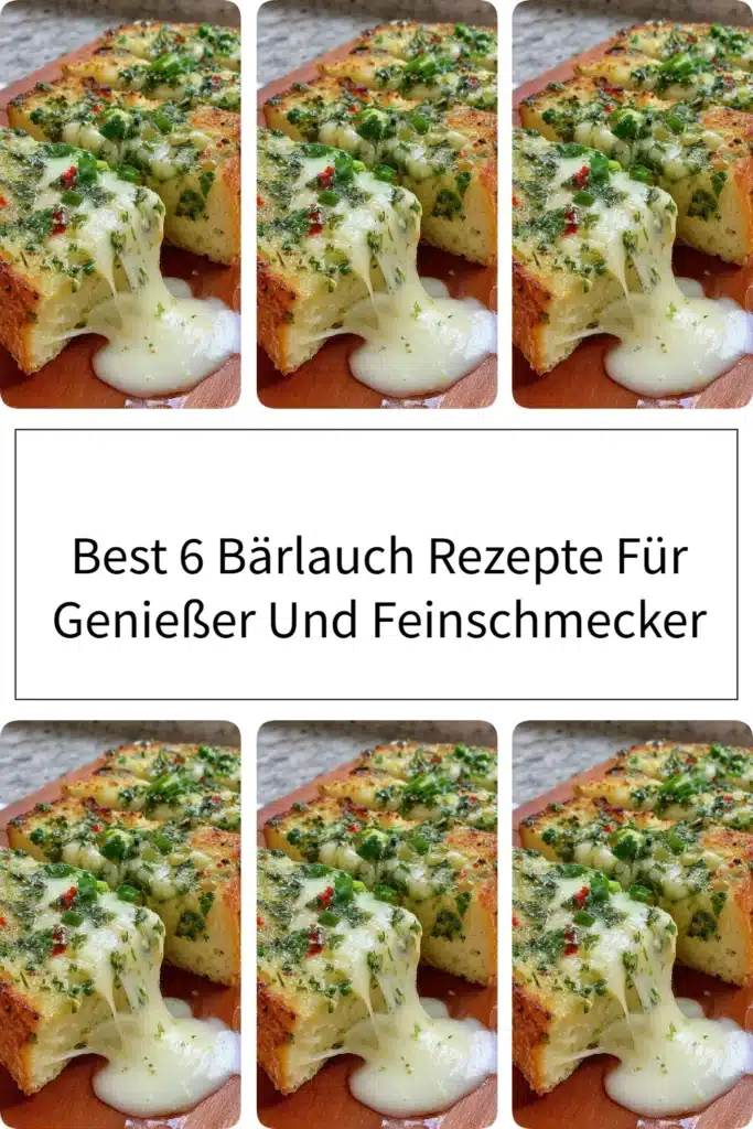 Verschiedene köstliche Bärlauch Rezepte für Feinschmecker