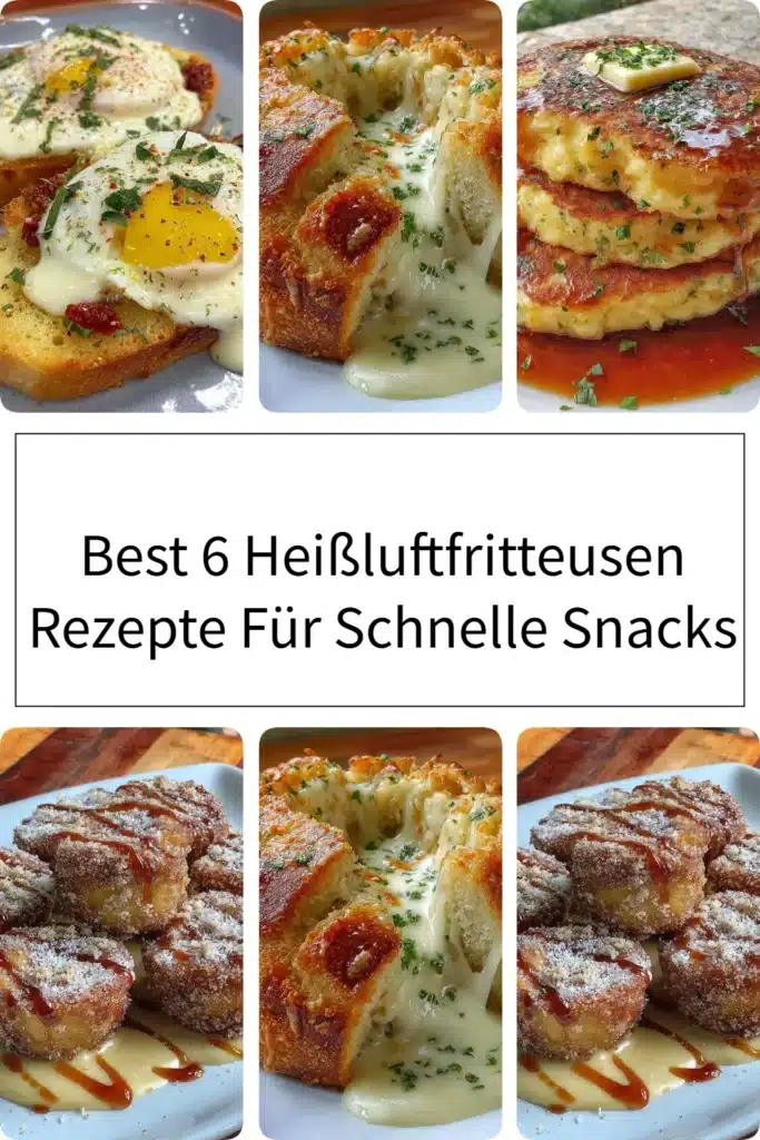 Leckere Snacks aus Heißluftfritteusen in 6 Rezepten