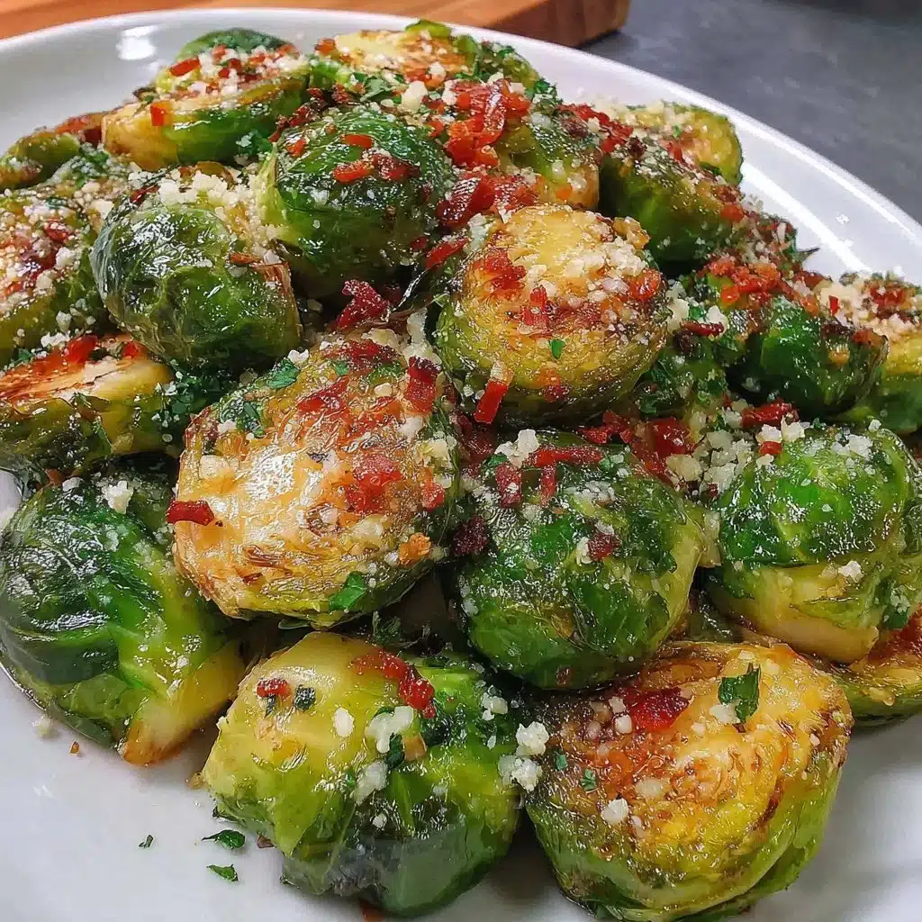 Rosenkohl in einer Heißluftfritteuse zubereitet
