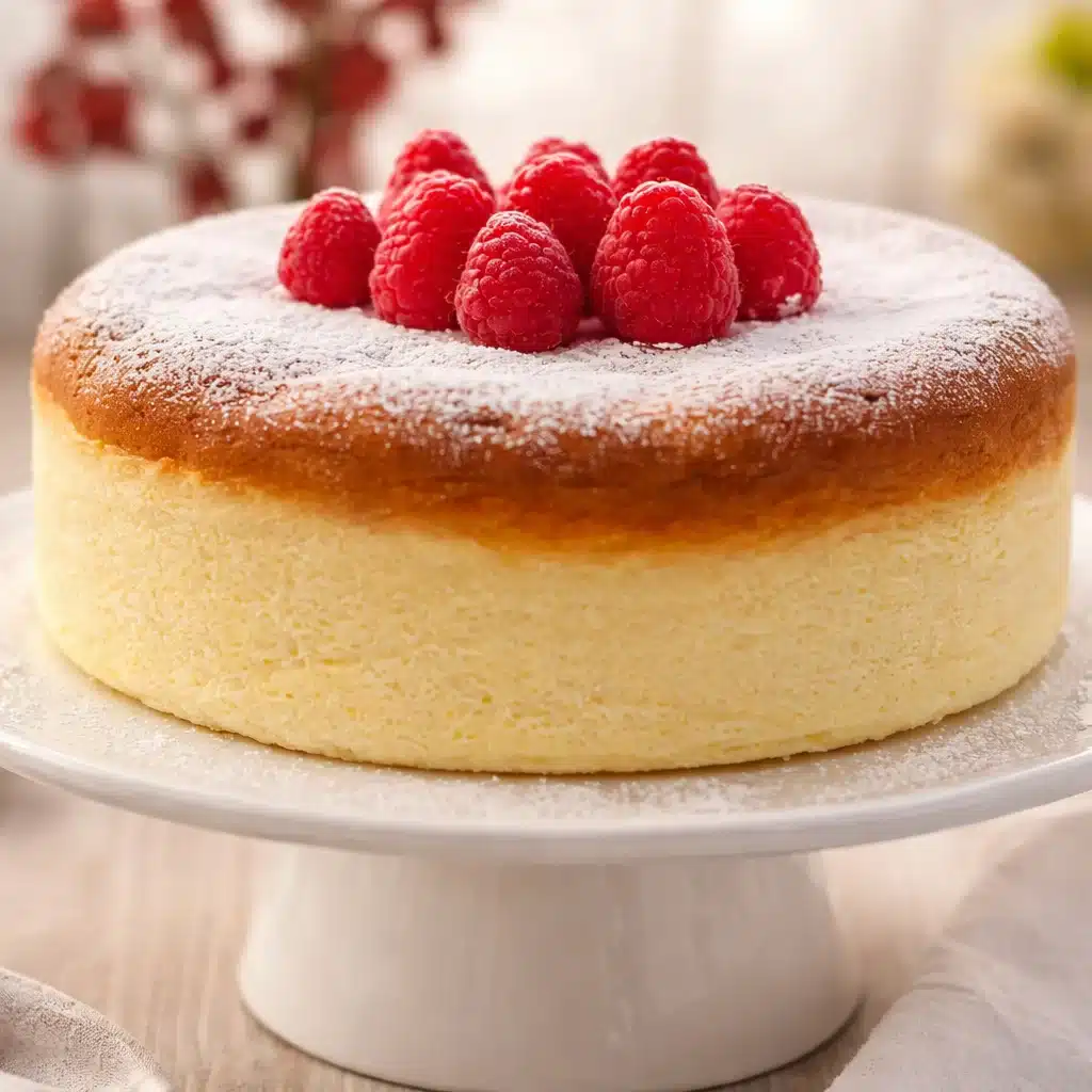 Japanischer Cheesecake, flaumiger Käsekuchen mit nur 2 Zutaten, einfaches Rezept