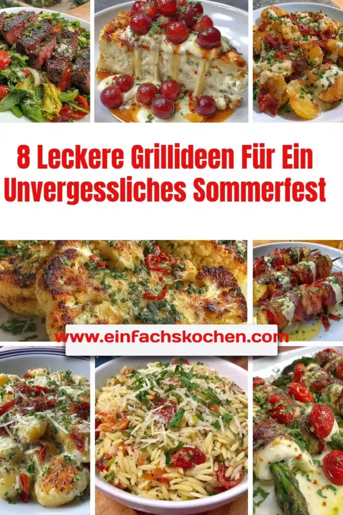 8 leckere Grillideen für ein perfektes Sommerfest nach Rezepten