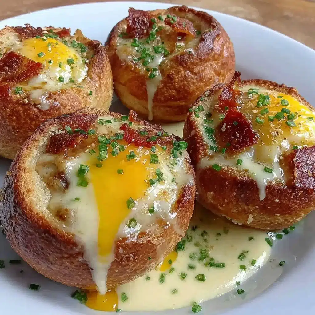 Luftfritteusen-Brötchen mit Eiern