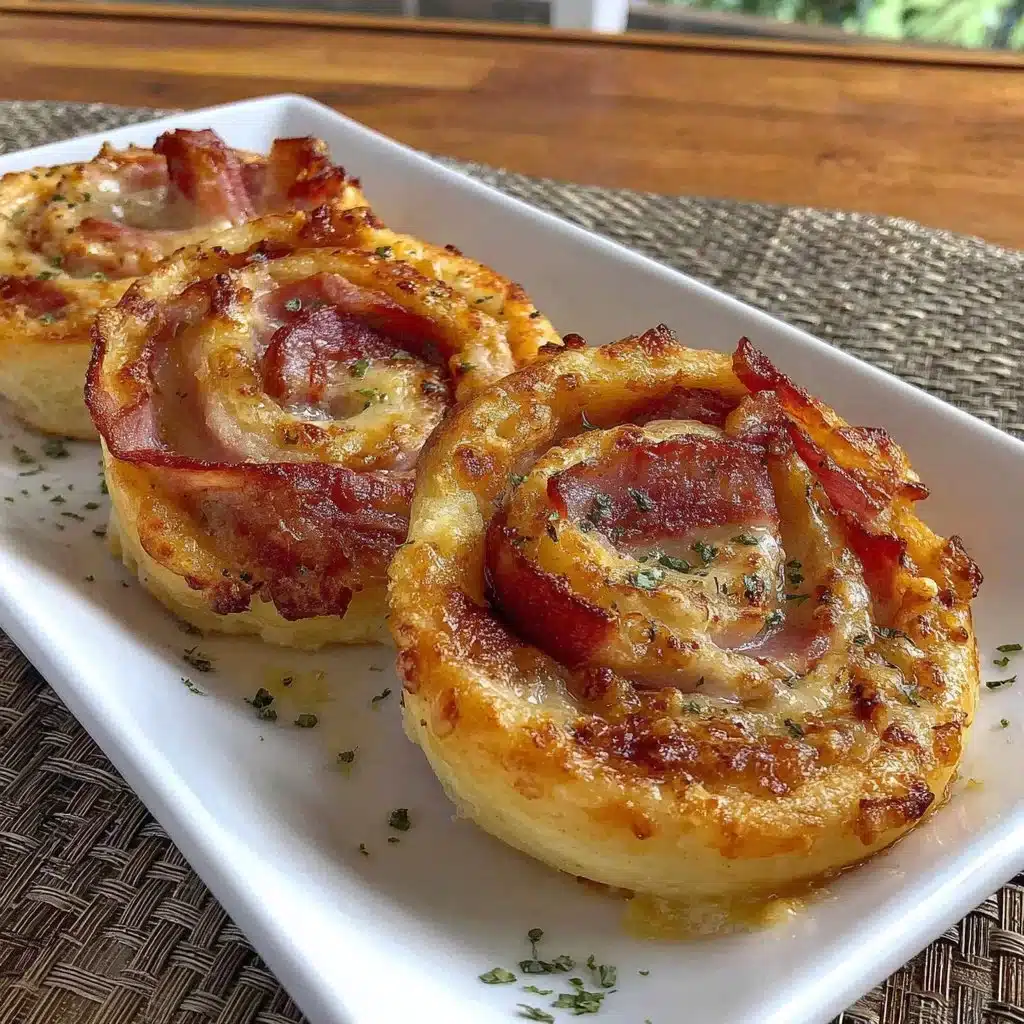Oster-Schinken und Cheddar-Pinwheels - Flavoritely