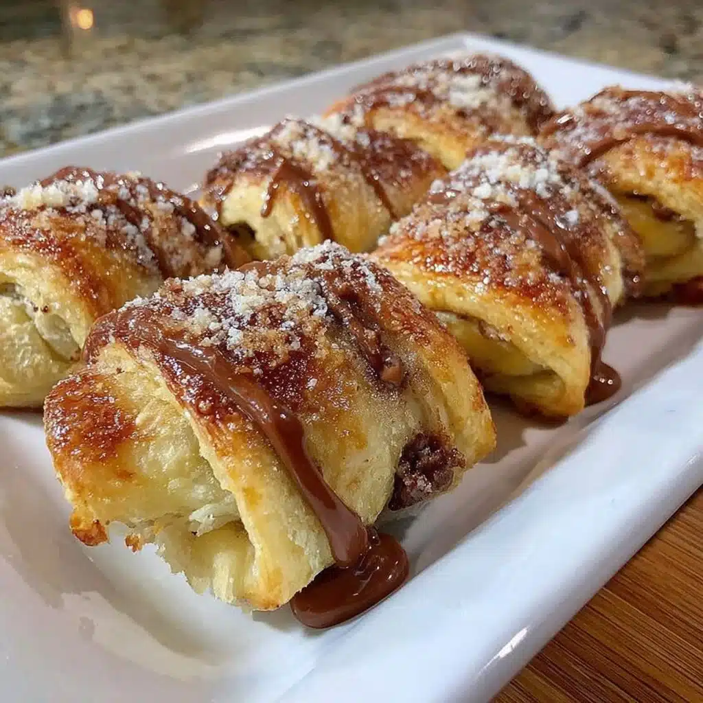 Nutella-Croissant-Rollen