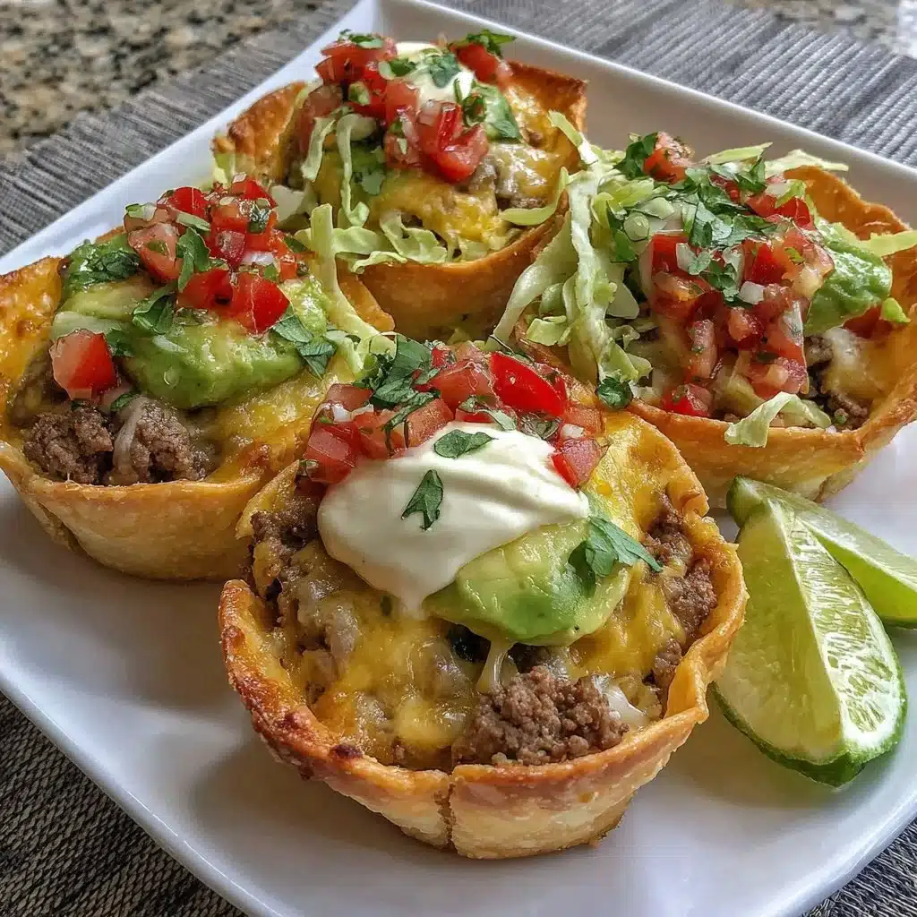 Einfache Taco-Tassen Rezepte für ein schnelles und köstliches Gericht