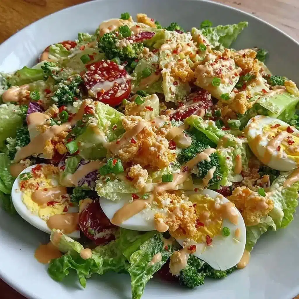 Fantastischer Fitness-Salat mit frischem Gemüse und nahrhaften Zutaten