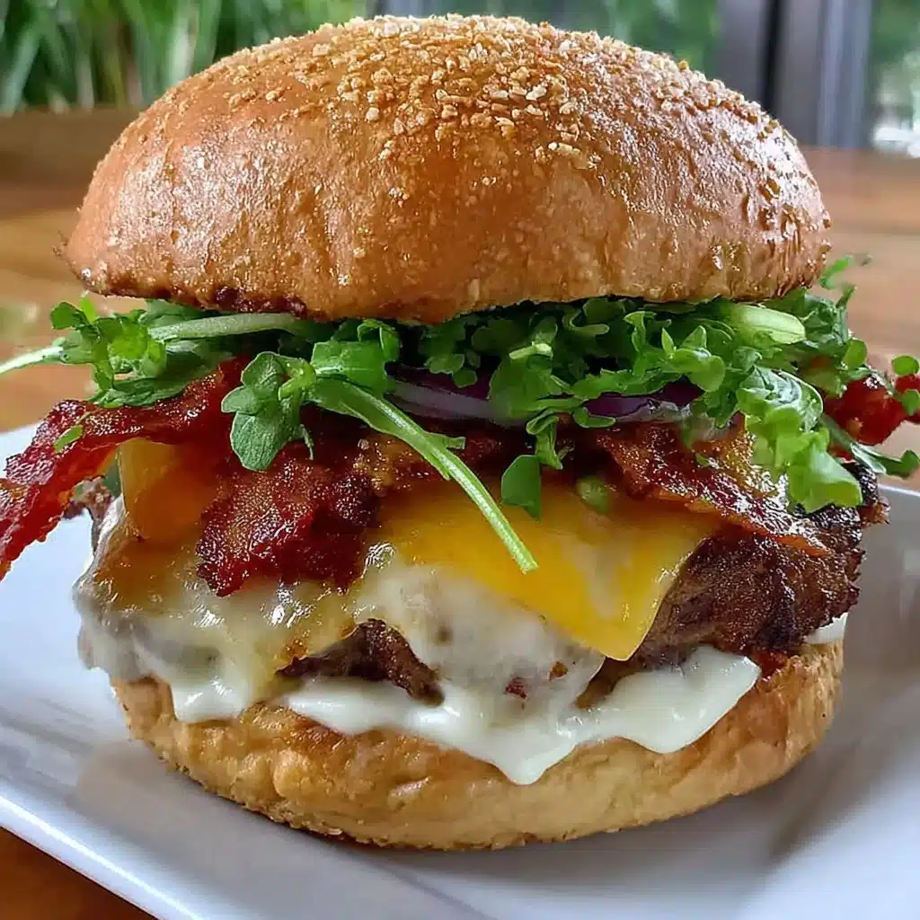 Gesunde Burger-Alternativen auf einem Teller mit frischen Zutaten