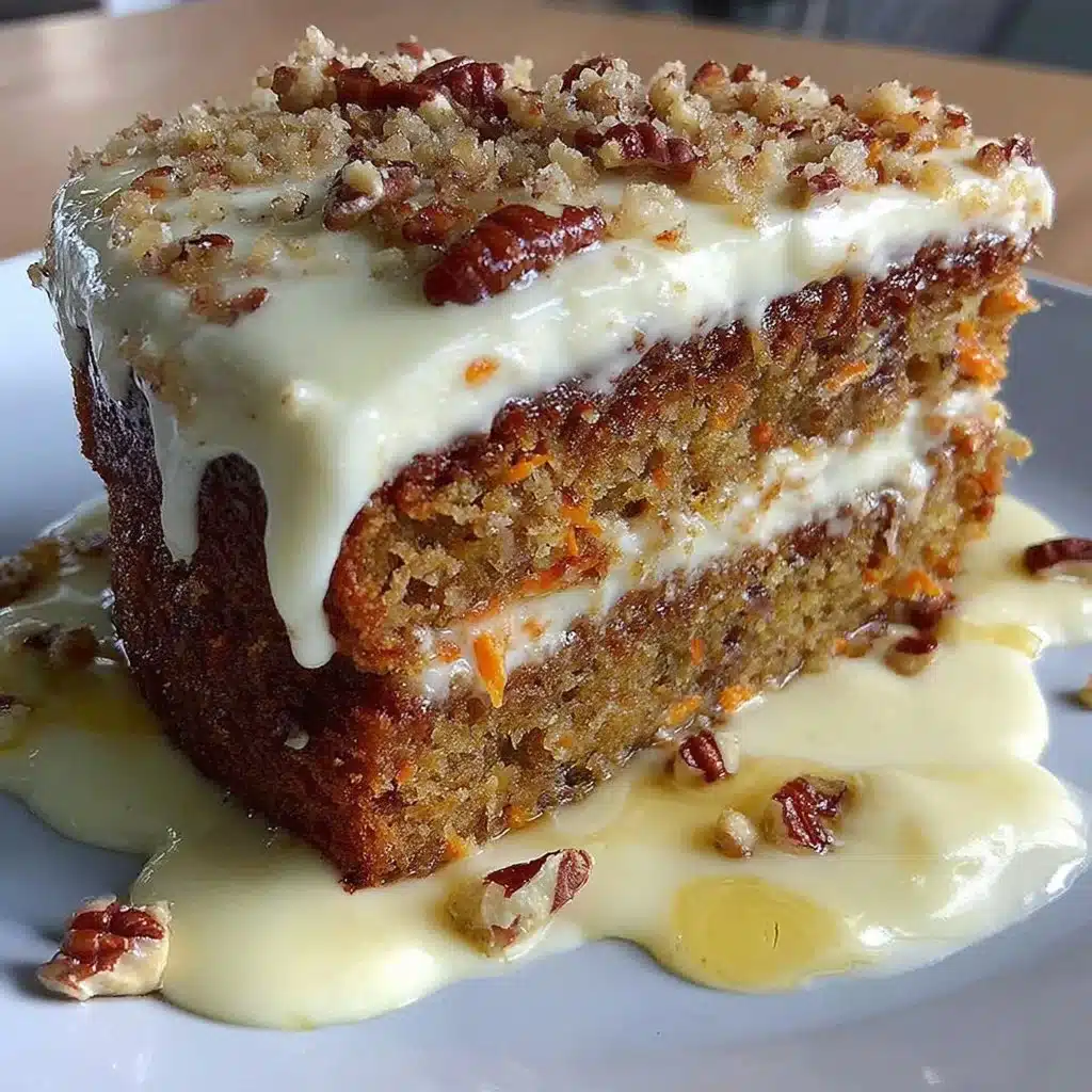 Saftiger Karottenkuchen mit Rüben für ein leckeres Dessert