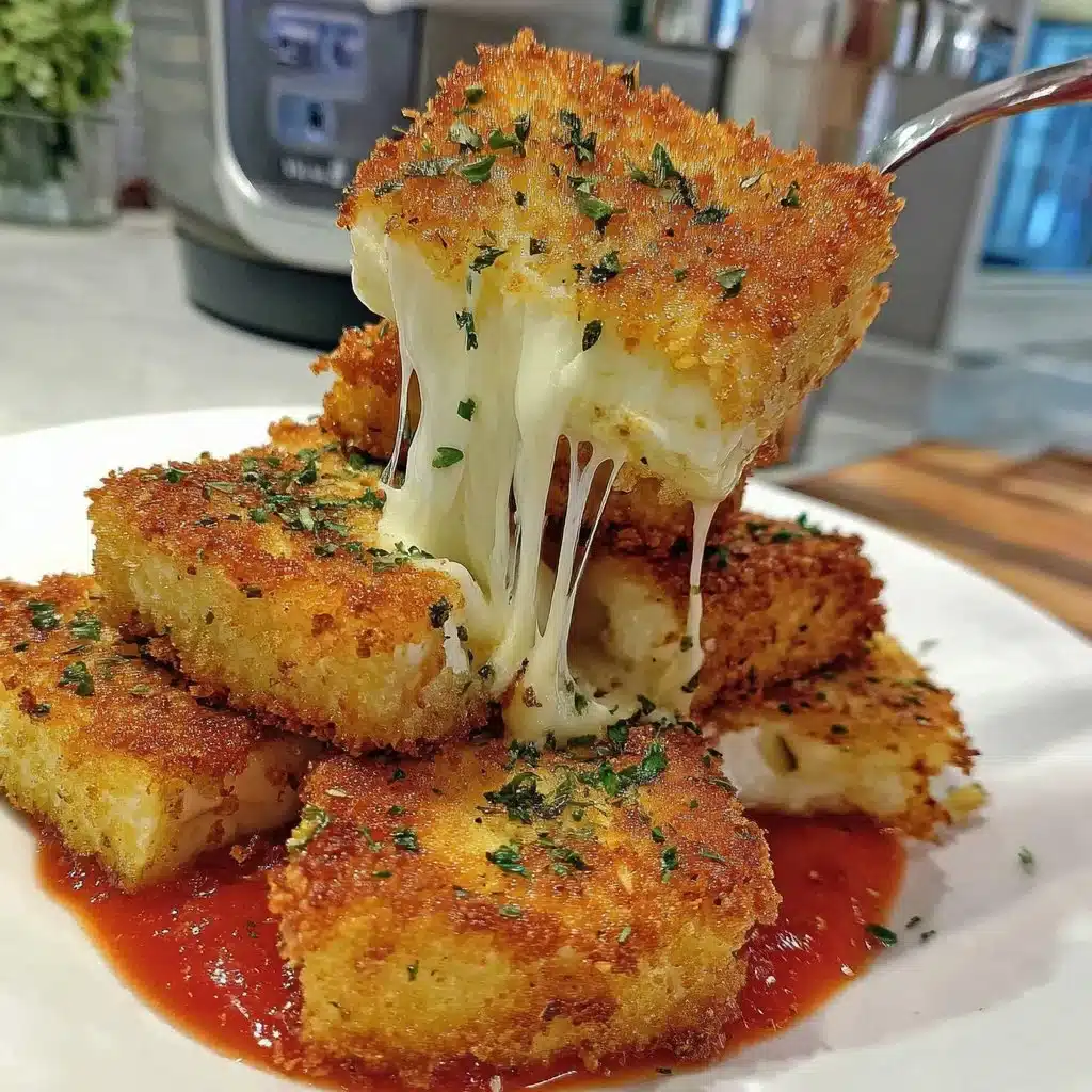 Knuspriger Feta aus dem Airfryer, schnell und köstlich zubereitet