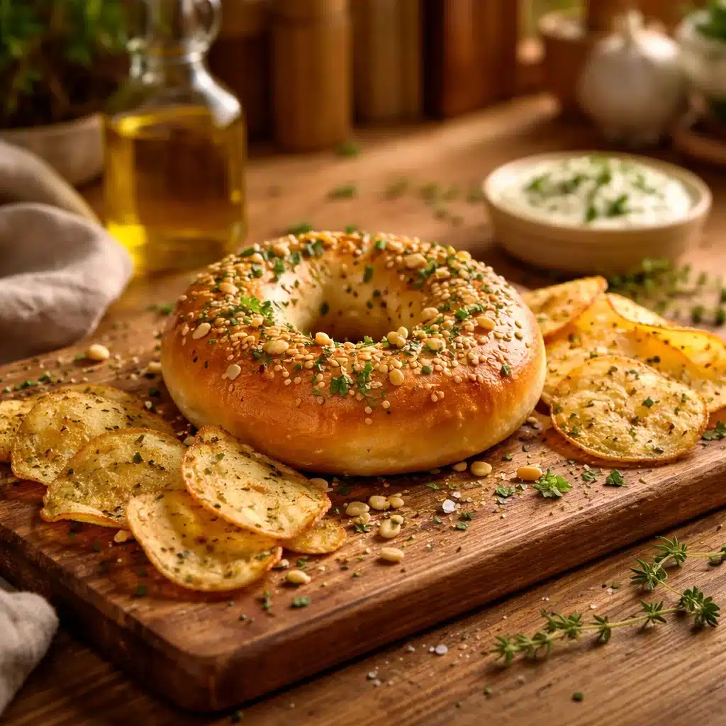 Köstliche air fryer Frischkäsegefüllte Bagels für jeden Tag