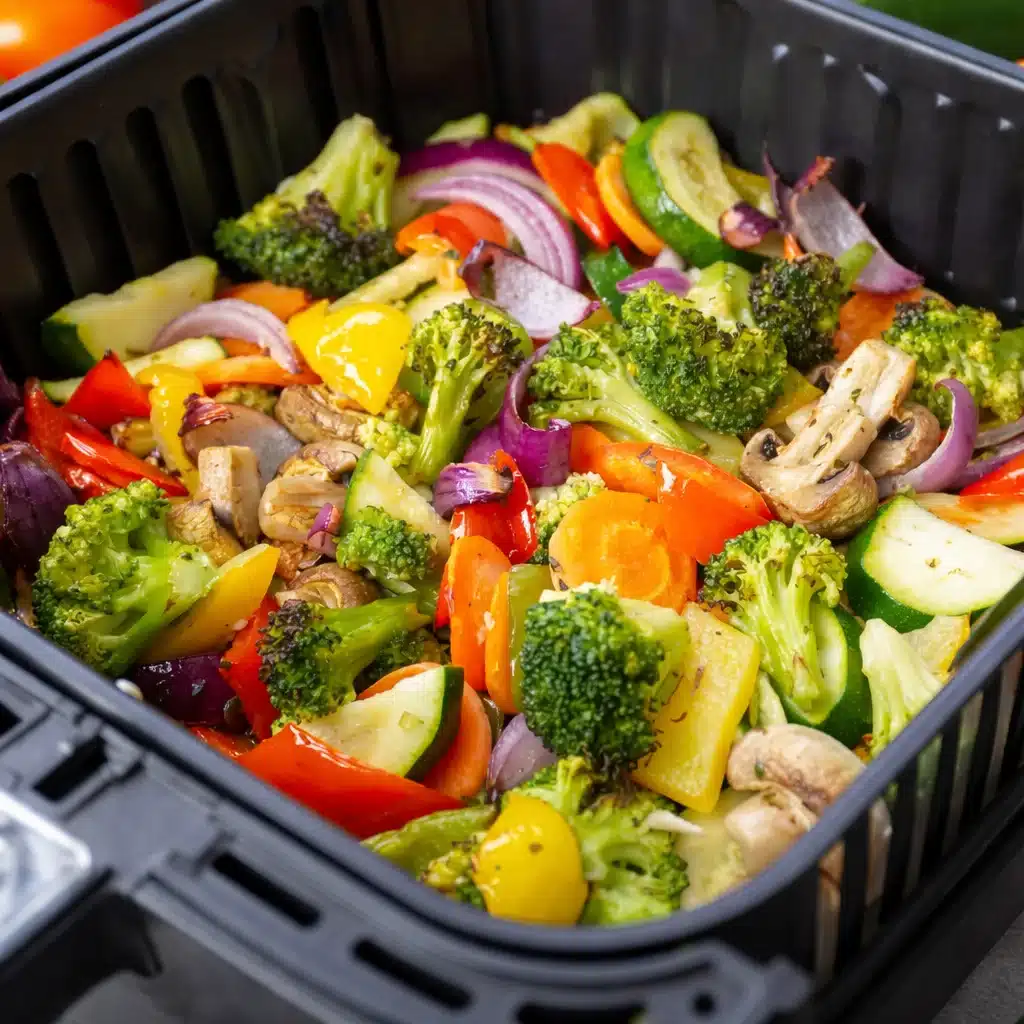 Köstliche Air Fryer Gemüse Rezepte für knusprige und gesunde Gerichte.