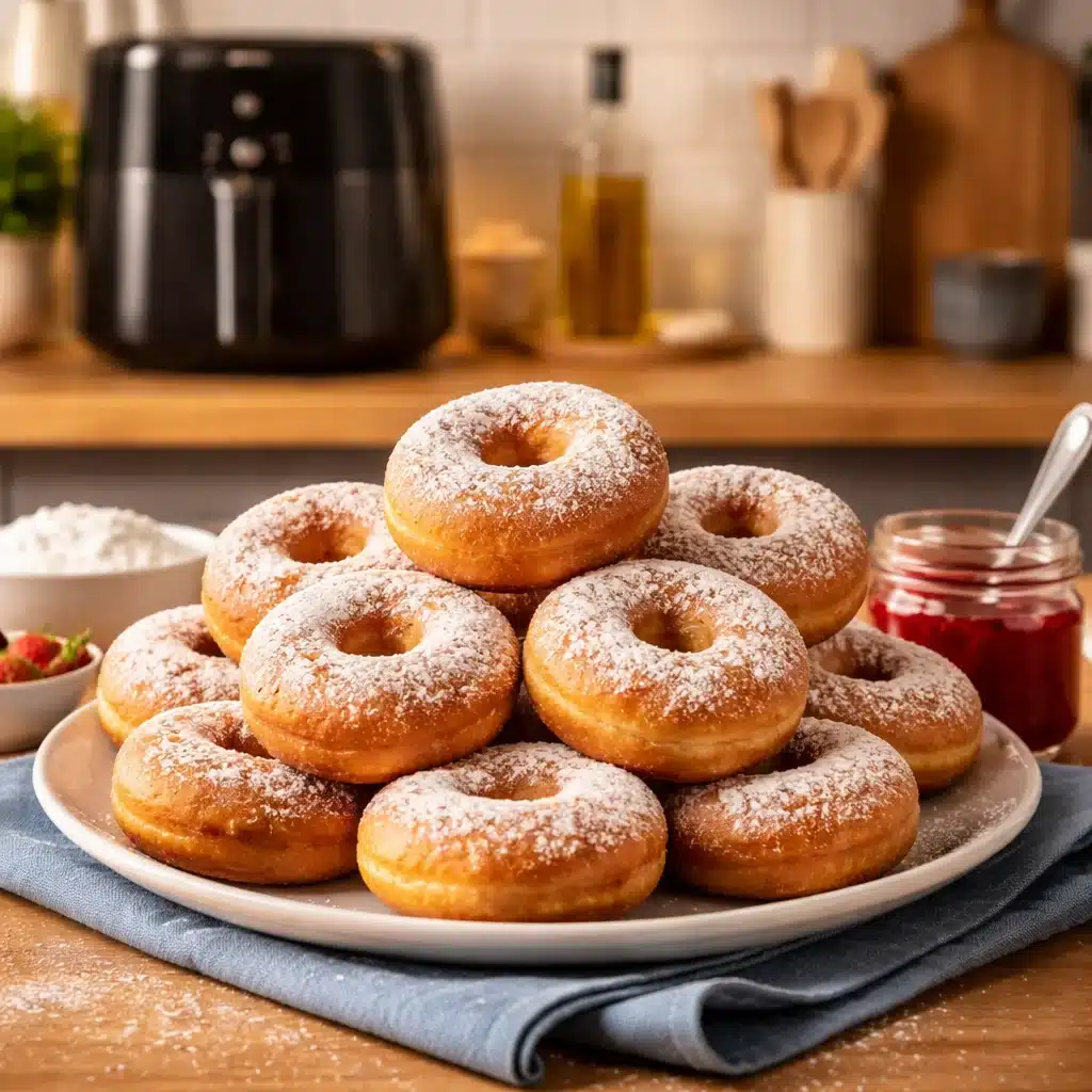 Berliner/Krapfen aus dem Airfryer ohne Frittierfett