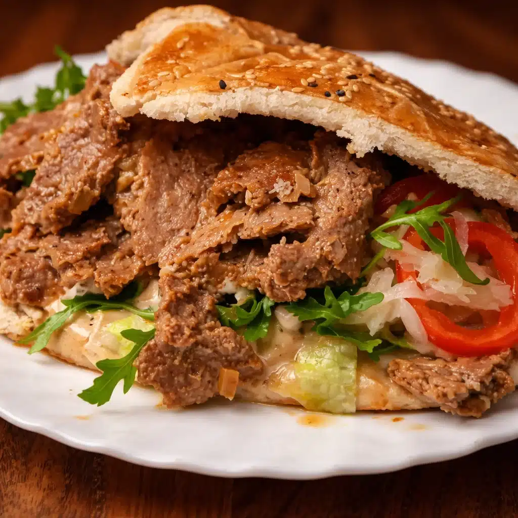 Genialer Roll Döner im Backpapier nach Tiktok Rezept zubereitet