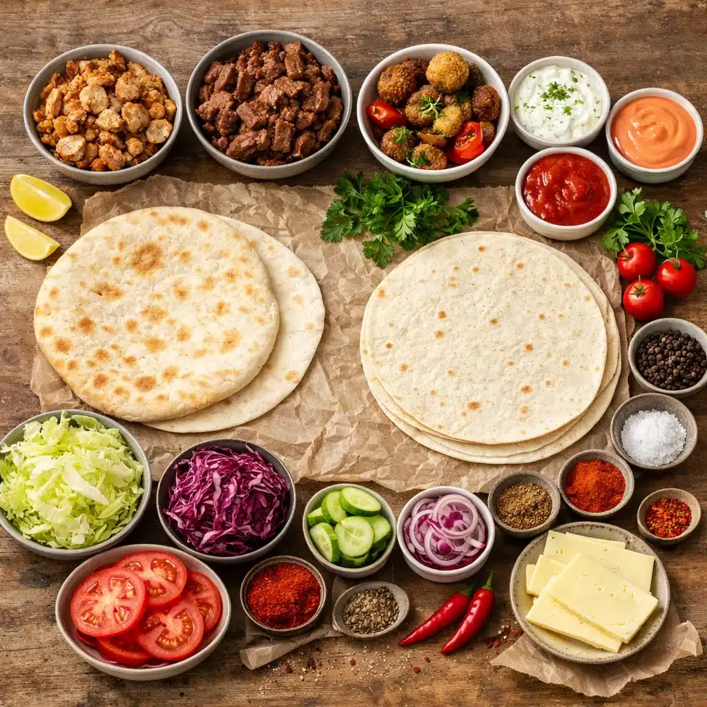 Leckere Roll Döner Backpapier selber machen – so einfach geht's!