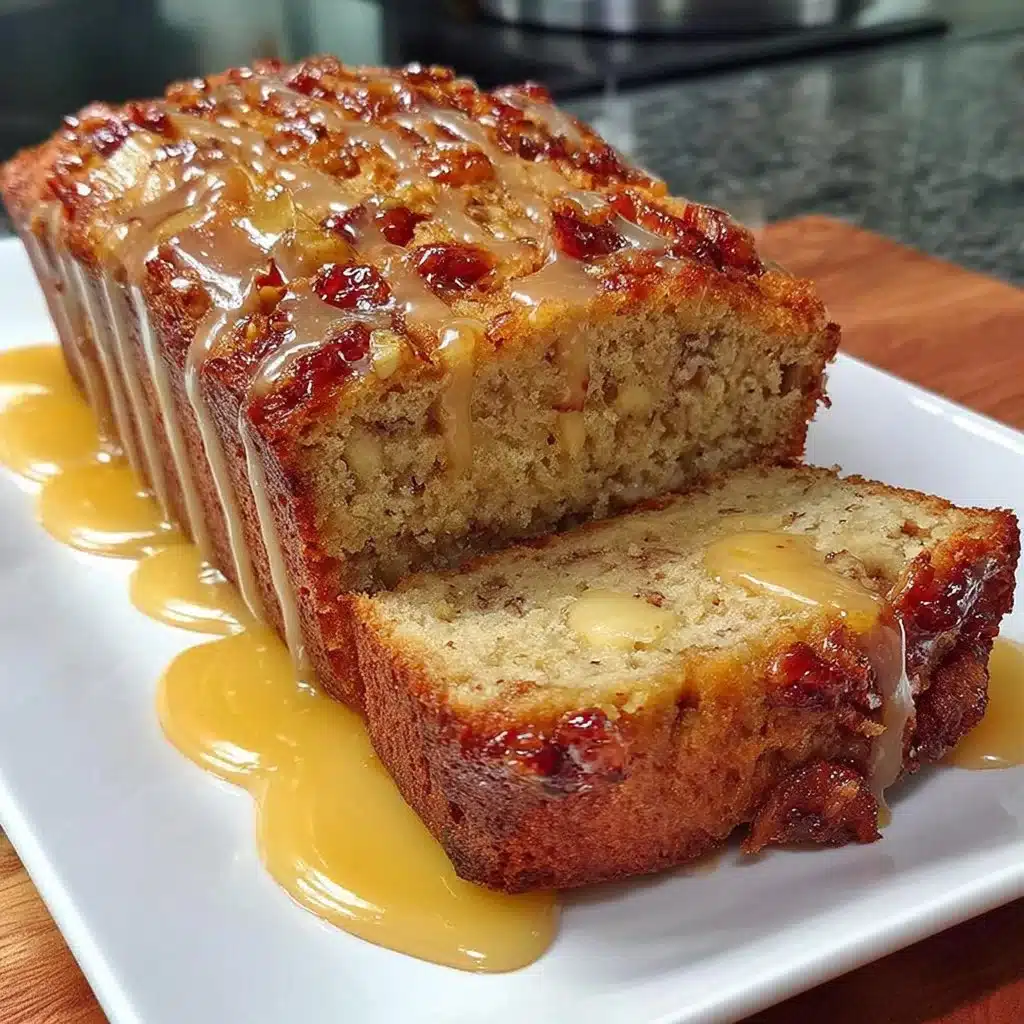 Saftiges Bananen-Apfel-Brot mit frischen Zutaten