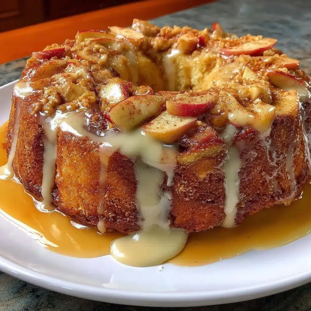 Saftiger Zimtschnecken Apfelkuchen mit frischen Äpfeln und Zimtkruste