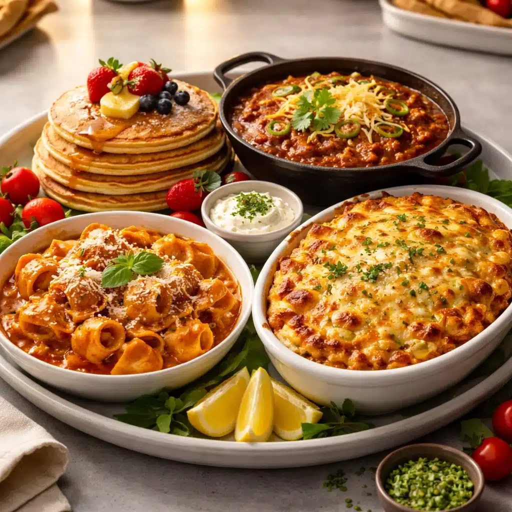 Abendessen mit wenigen Zutaten