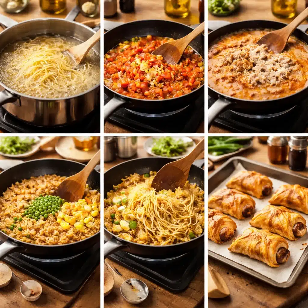 Abendessen mit wenigen Zutaten