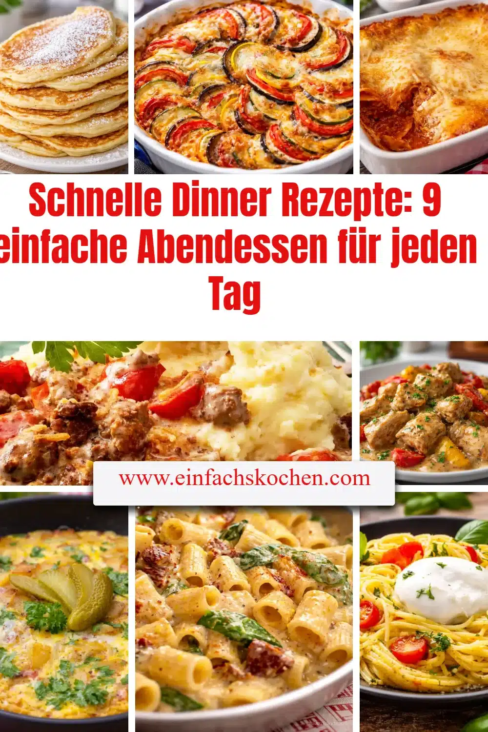 Quick dinner recipes for easy meals every evening