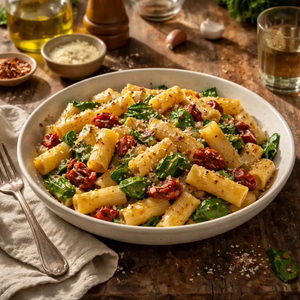 Schnelle Pasta Abendessen