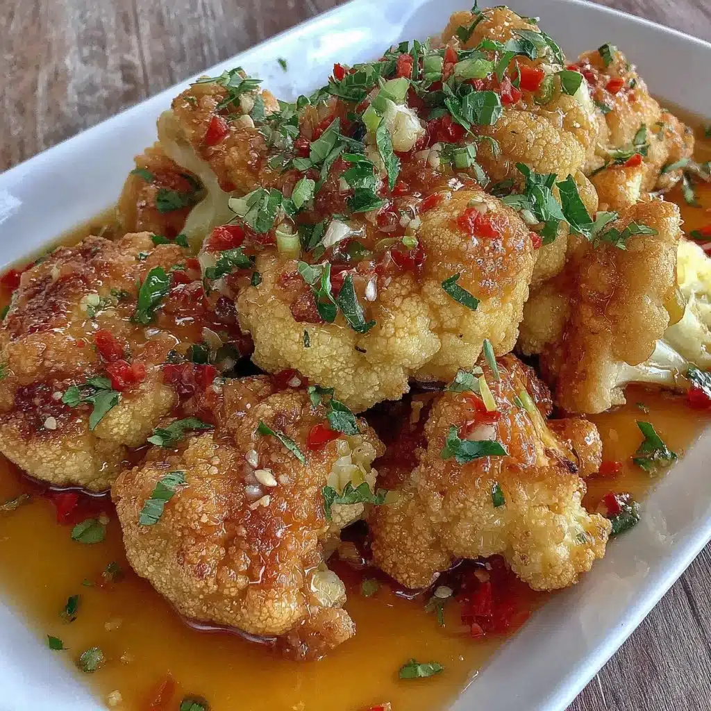 Unglaublicher Honig-Knoblauch-Blumenkohl gebacken in 5 Schritten