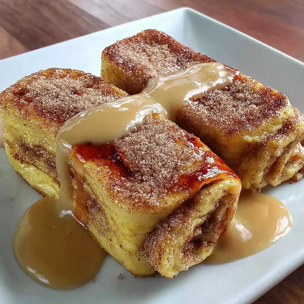 Zimt Zucker Französische Toast Rollen